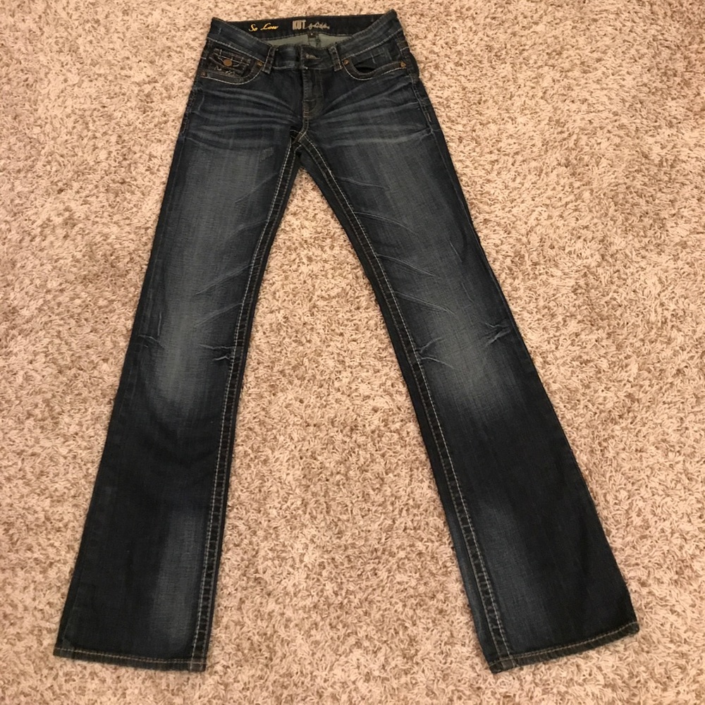 Kut from Kloth blue jeans. Worn twice. Dry cleaned - Picture 1 of 3