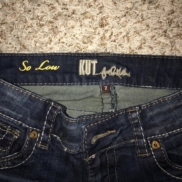 Kut from Kloth blue jeans. Worn twice. Dry cleaned - Picture 3 of 3