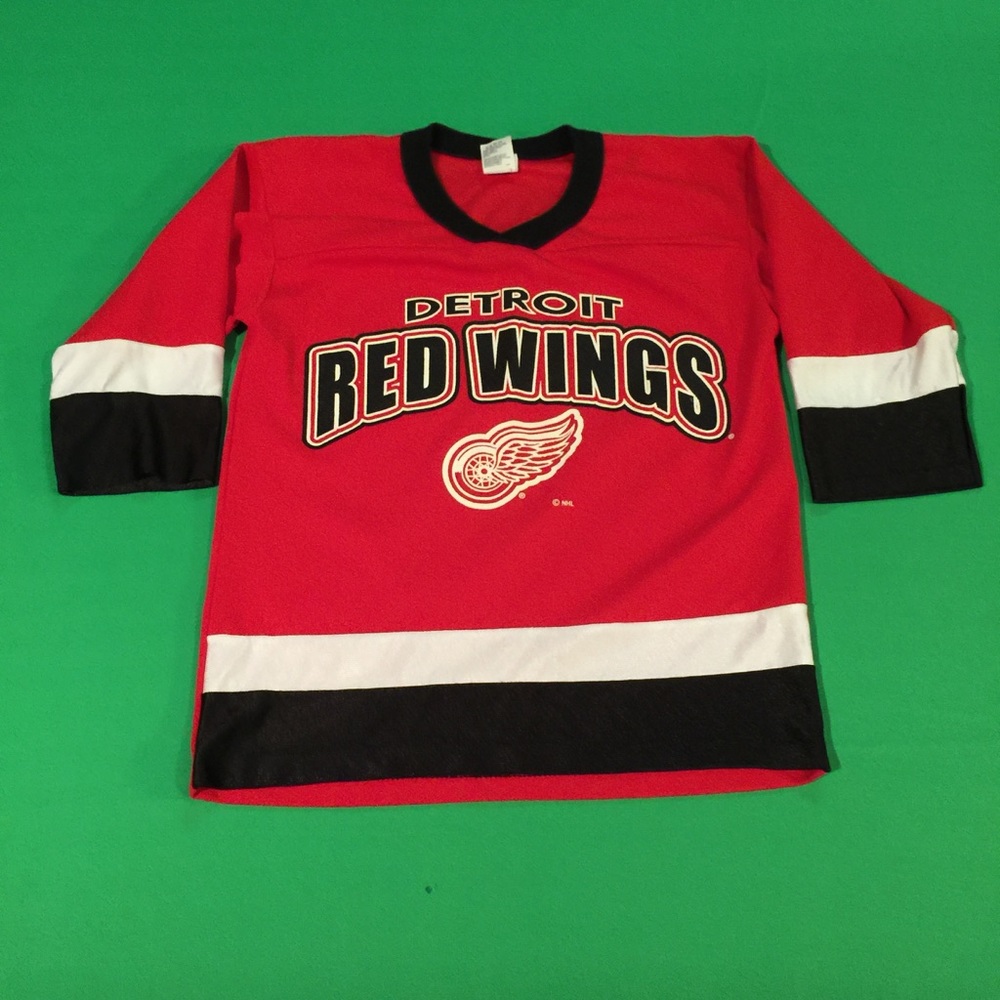 Vintage Detroit Redwings jersey size youth medium