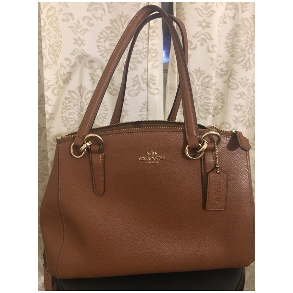 Brown Coach Handbag👜 Used, Authentic. Med sized.