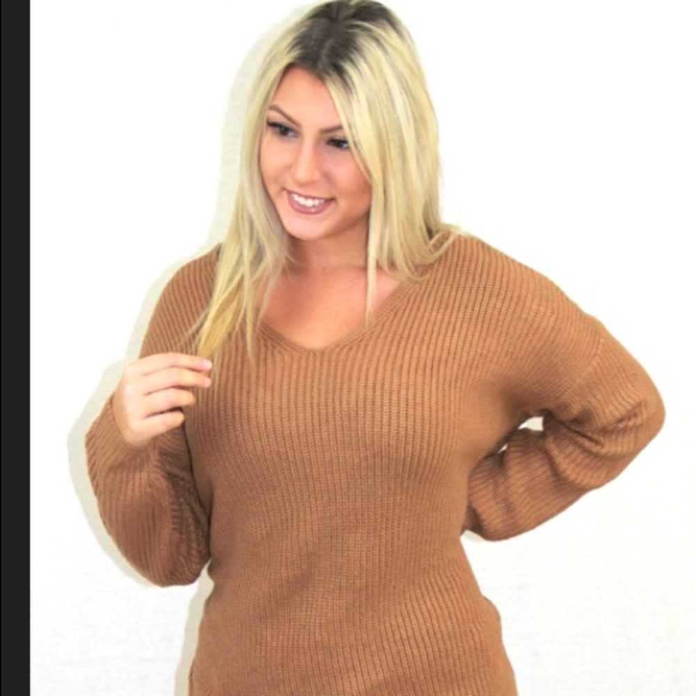 Knot Back Sweater