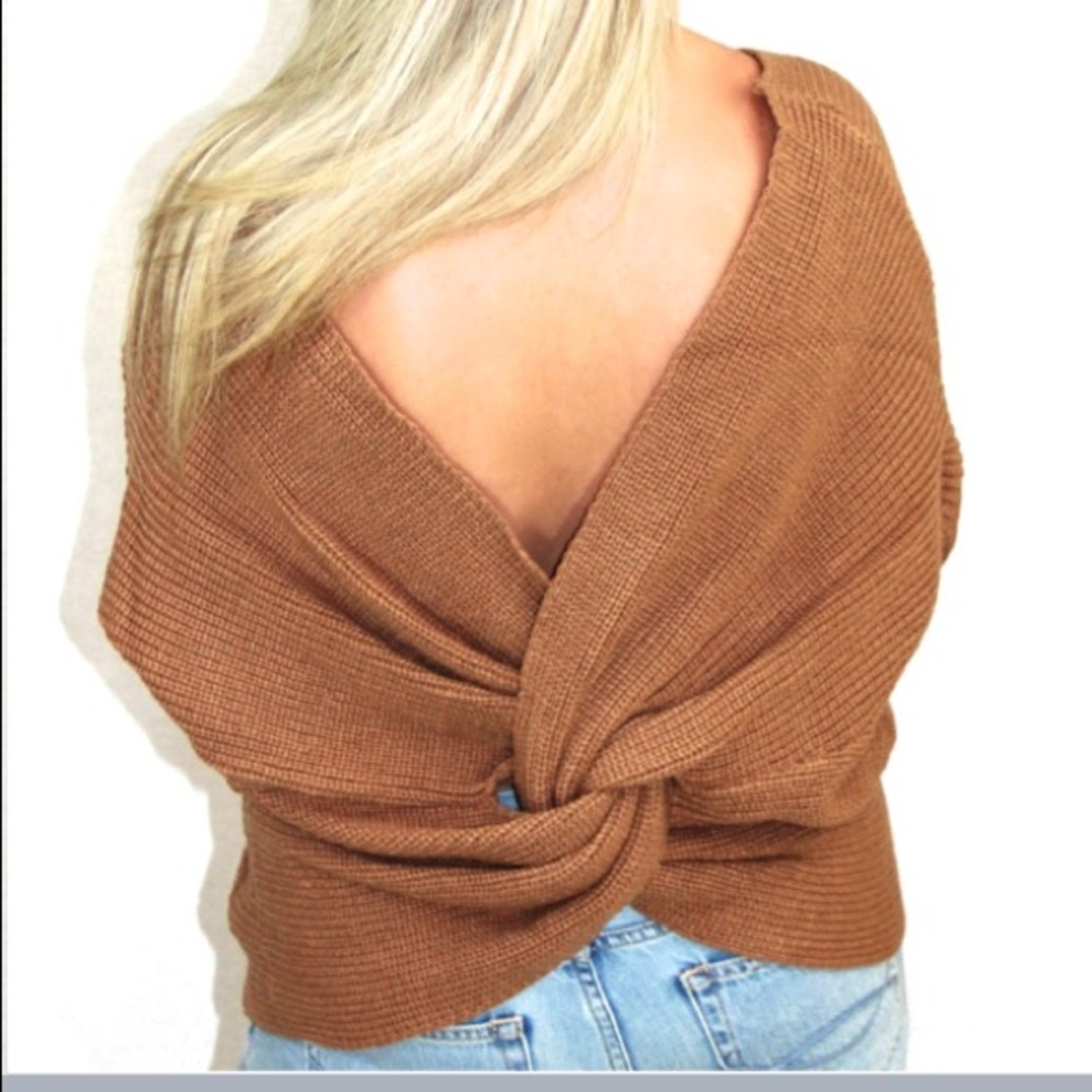 Knot Back Sweater - Picture 2 of 2