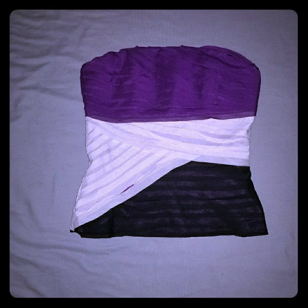 Bebe strapless top [SZ- X- Small] NWT