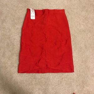 Brand new never worn bodycon bebe skirt