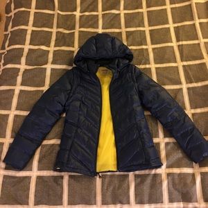 Esprit down jacket w removable hoodie and sleeves!