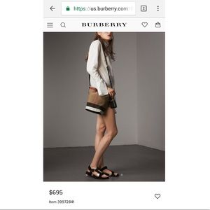 Burberry Bucket Bag - Discontinued Color!