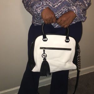 Black/White Michael Kors bag