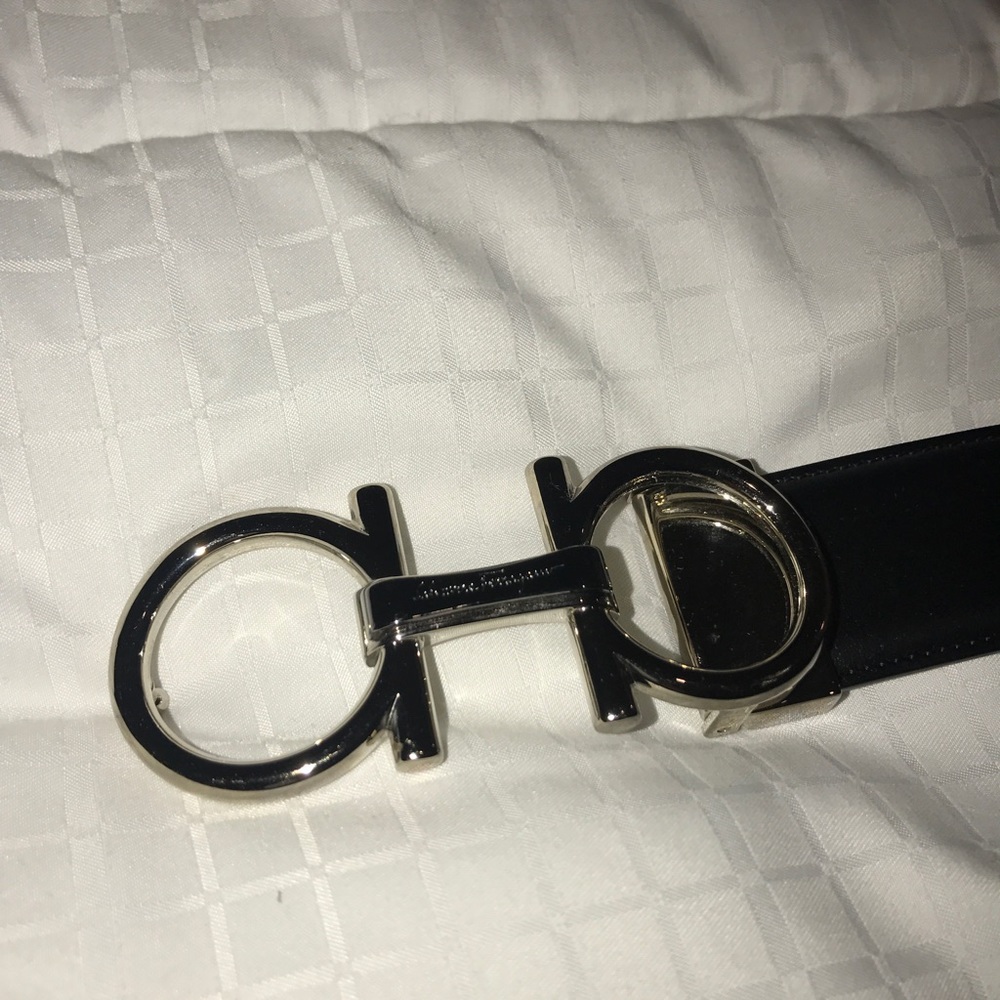 Salvatore Ferragamo Reversible Leather Belt