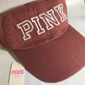 Womens Baseball Cap PINK Victorias Secret Begonia