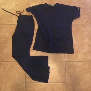 Navy blue Cherokee scrubs
