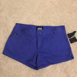 Blue Vans shorts. Brand new, never worn.