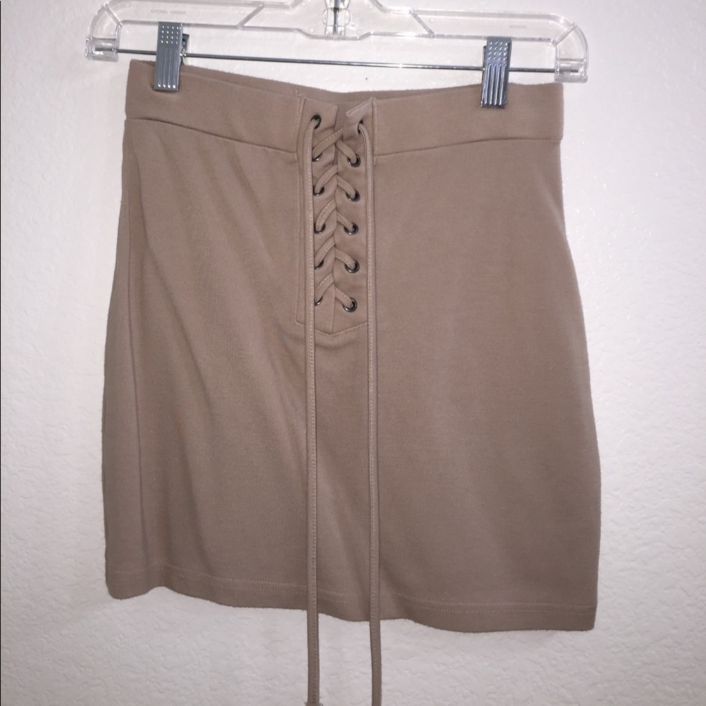 Lace Up Skirt