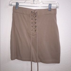 Lace Up Skirt