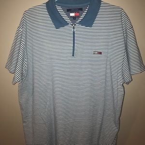 Vintage Tommy Jeans quarter zip shirt