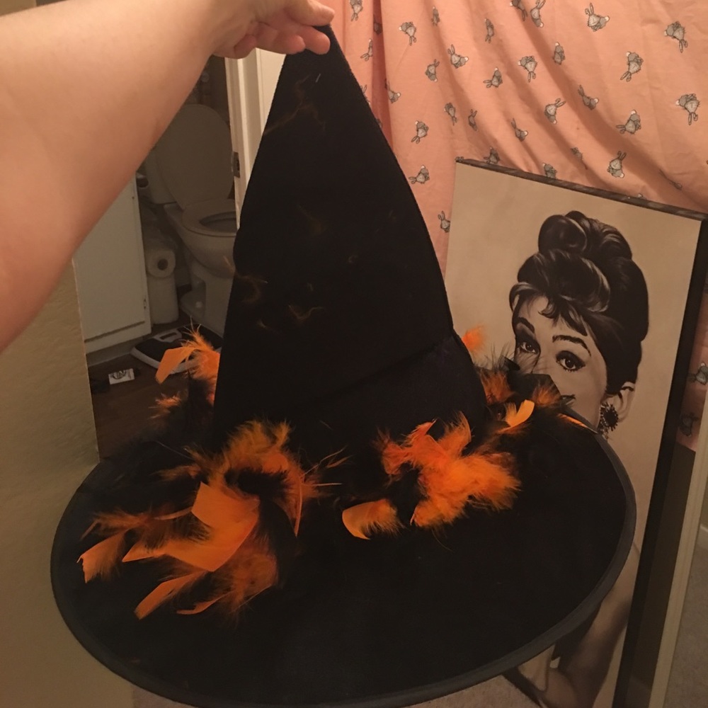 Black witch hat