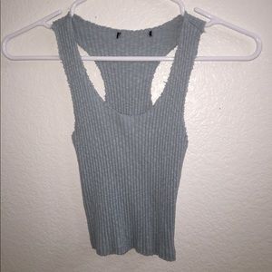Crochet Knit Crop Tank Top