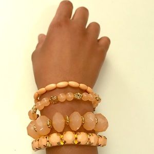✨BRAND NEW✨ coral beaded bracelets ✨BRAND NEW✨ coral beaded bracelets