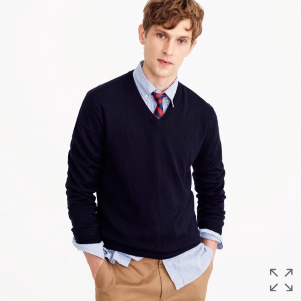 J.Crew slim fit merino v-neck sweater