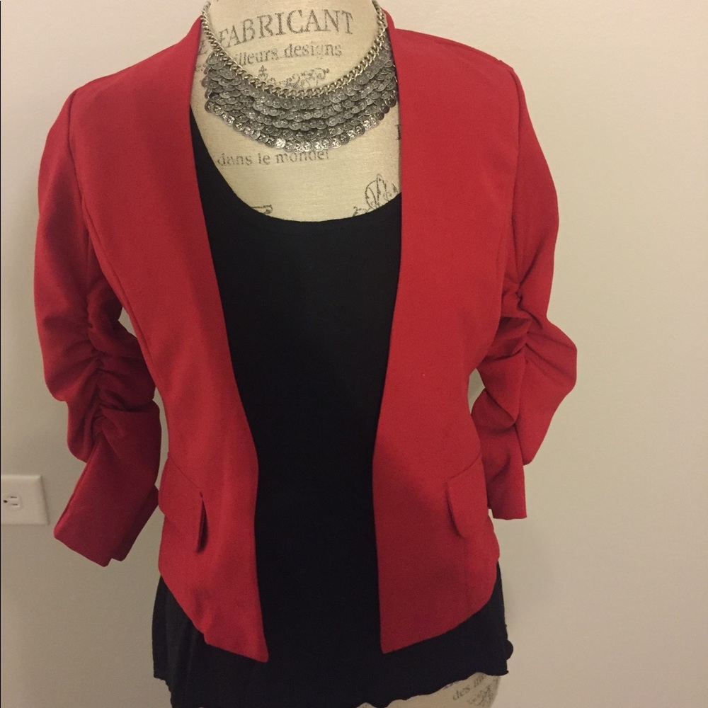 Red blazer