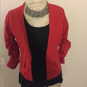 Red blazer