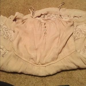 Cream colored summer dress