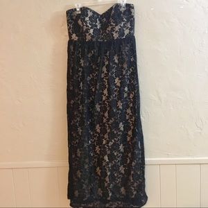 Size 18 Torrid Lace Strapless Maxi Dress Size 18 Torrid Lace Strapless Maxi Dress