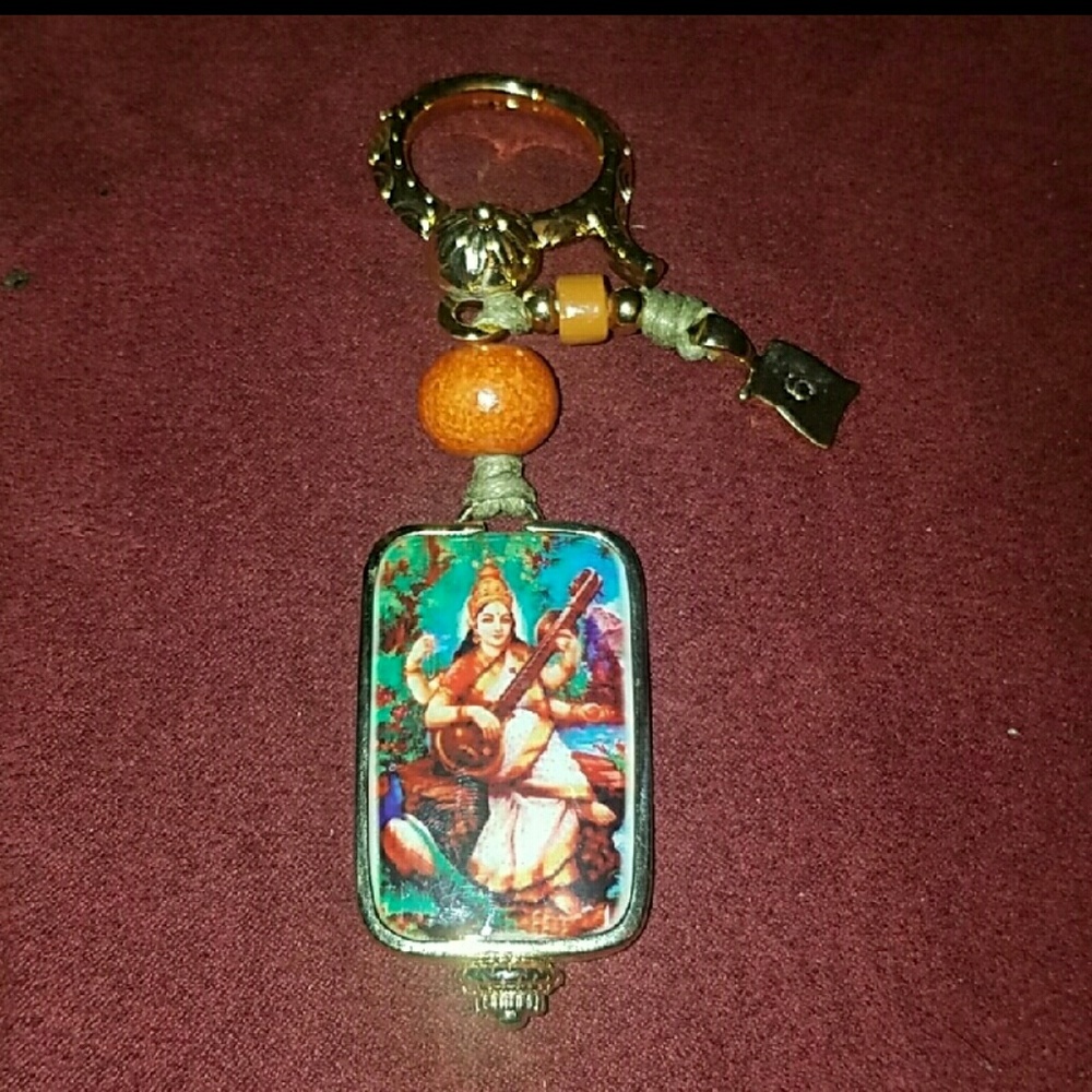 Psychicgirl Saraswati  keychain