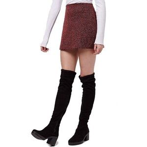 Top Shop Herringbone Skirt