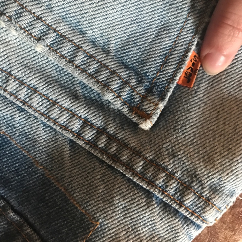 **RARE** vintage orange tab Levi's 501s