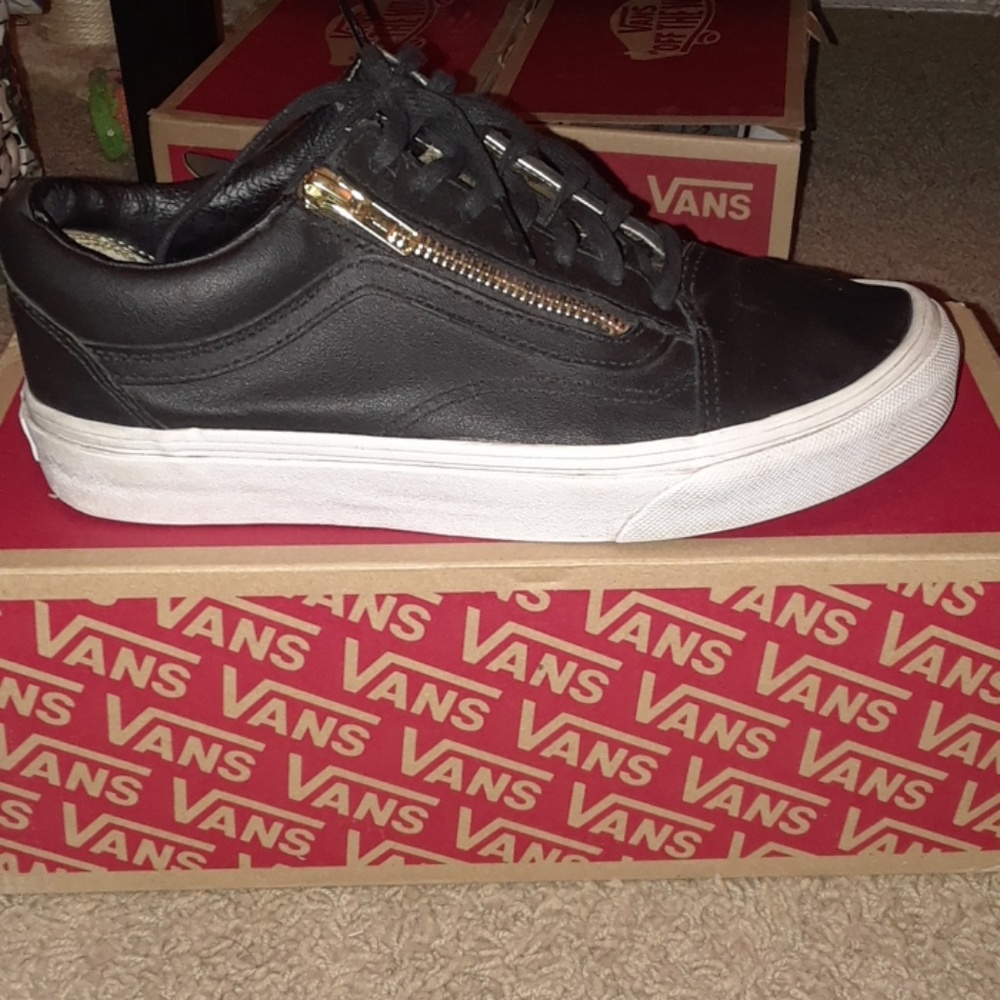 black old school vans