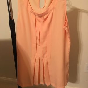 Sleeveless Peach Tank