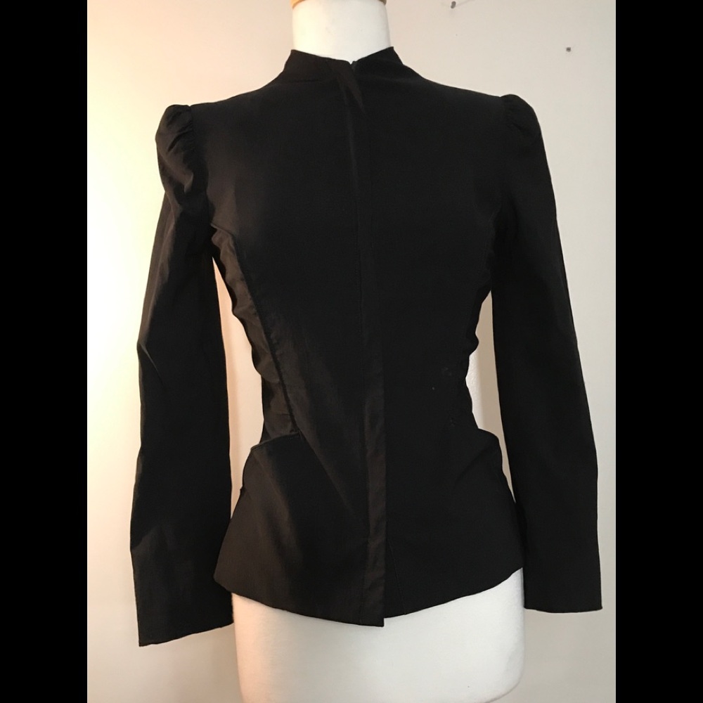 ✨sale✨ Fitted Full Zip Detailed Blazer Jacket 2