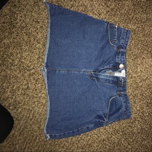 jean skirt