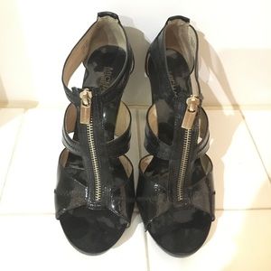 MICHAEL Michael Kors “Berkley" T-Strap Sandals