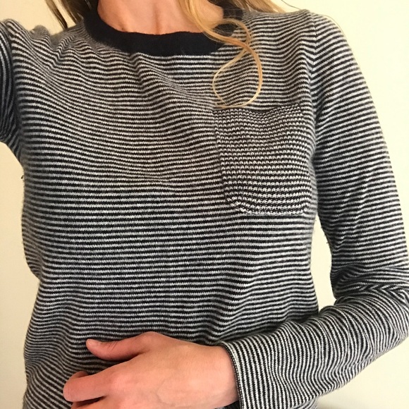 J. Crew Sweaters - J Crew striped cashmere sweater