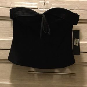 Marc by Marc Jacobs black bustier style top