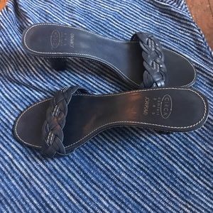 Circa Joan & David Leather Kitten Heel Slides