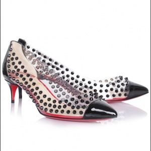 AUTHENTIC Spike Me Patent/PVC clear with studs