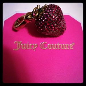 Authentic juicy couture strawberry charm