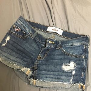Hollister jean shorts