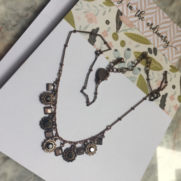 Lavender and Purple Floret Necklace - Picture 4 of 6