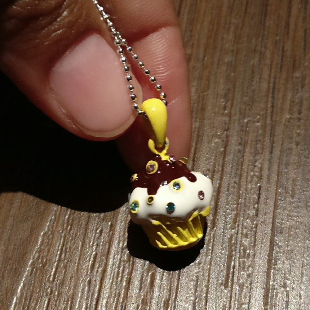 Cupcake Pendant Necklace