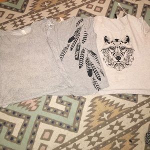 H&M three T-shirt bundle