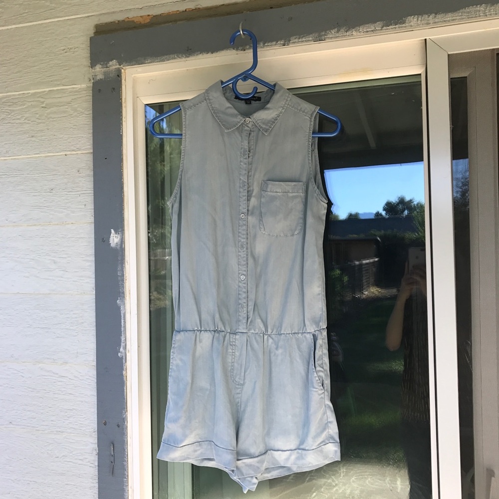Chambray romper