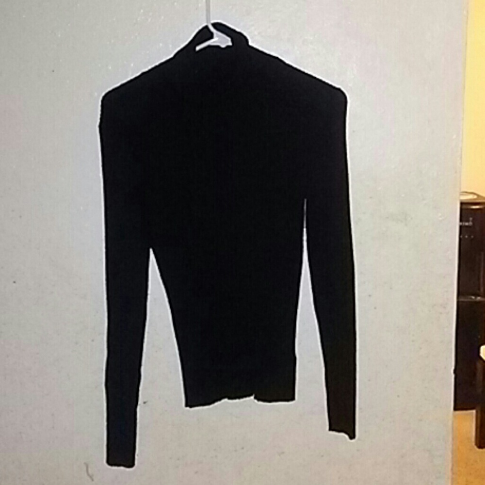 No Boundaries Long Sleeve Black Blouse