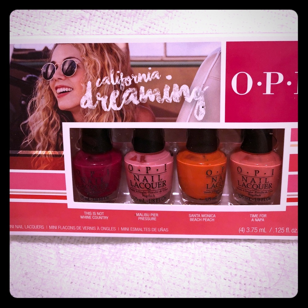 OPI California Dreaming 4 Pc Mini Set ~ Brand New!