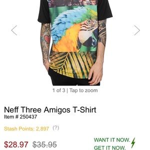 NEFF three amigos Tee