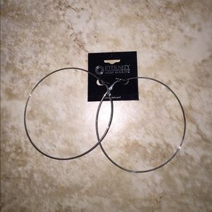 Silver Hoop Earrings
