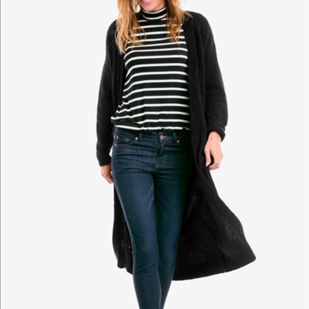 Long black duster size 14/16