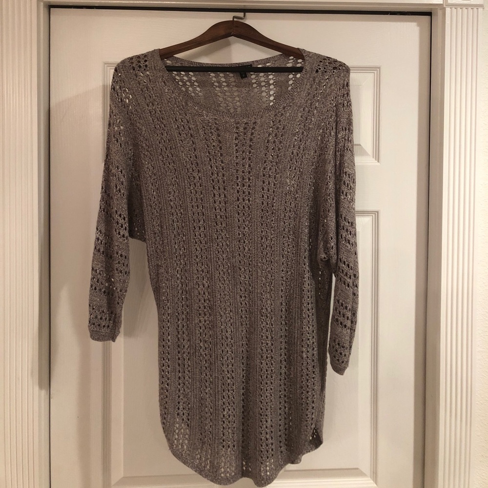 Express gray knit sweater, good condition, size M
